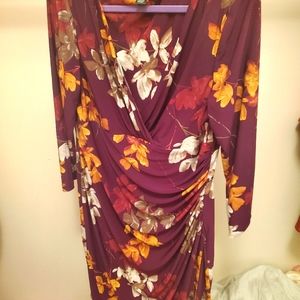 Fall Floral Ralph Lauren Dress